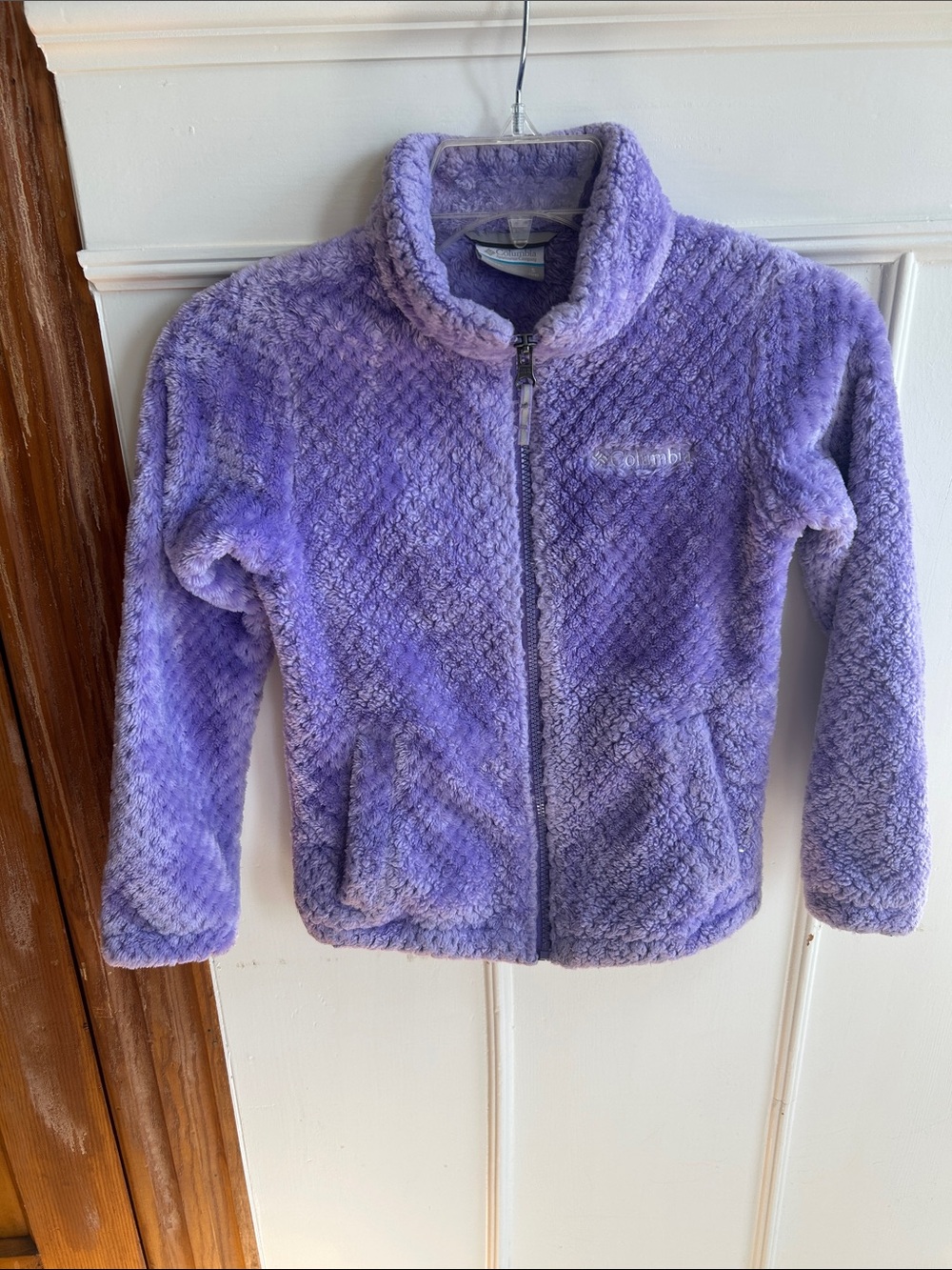 Columbia Kids Lavender Plush Full-Zip Jacket